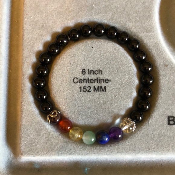 Stretch Cord Chakra Bracelet - Picture 2 of 7